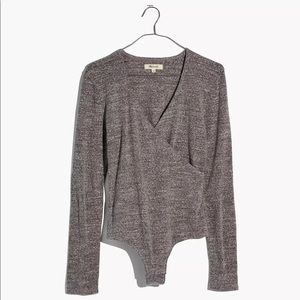 Madewell Heathered Gray bodysuit